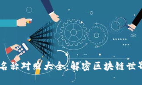 虚拟币名称对照大全：解密区块链世界的货币