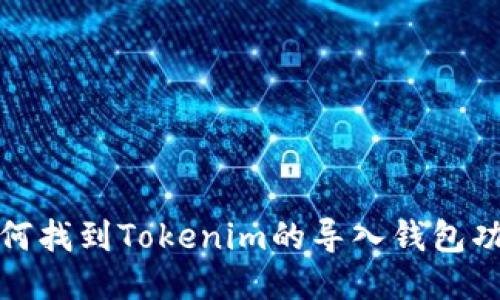  如何找到Tokenim的导入钱包功能？