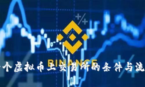 一个虚拟币上交易所的条件与流程